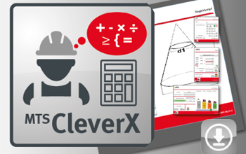 MTS CleverX - das kostenfreie Bauhelfer-Tool für Poliere 